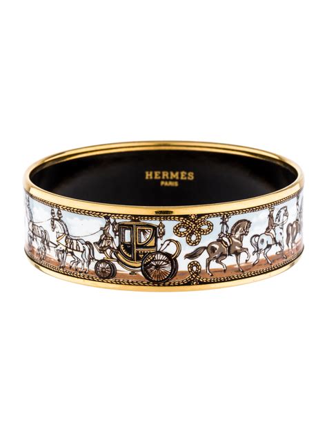 fake enamel hermes bracelet|vintage hermes enamel bangle.